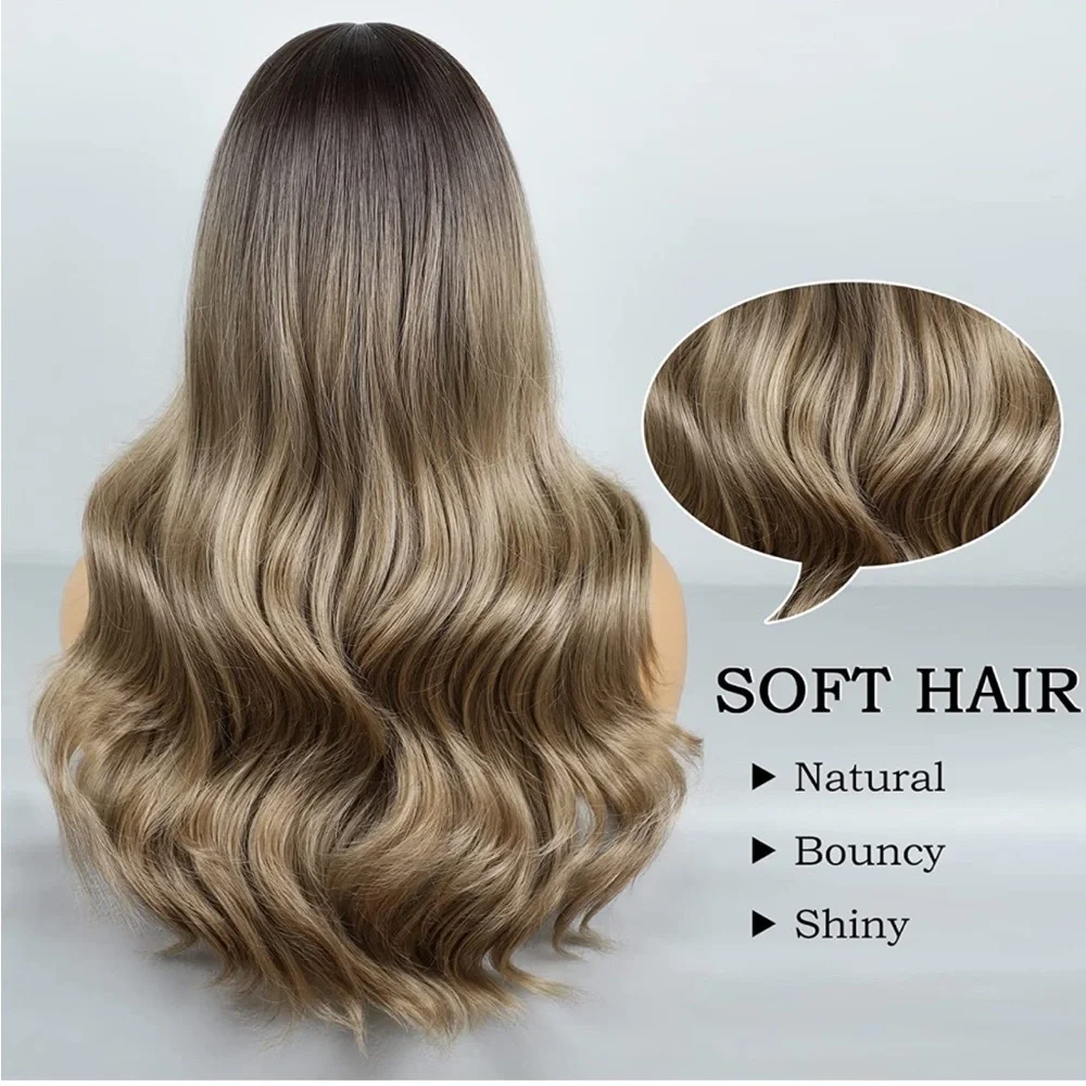 Dark Ashy Blonde Ombre wig - Picture 4 of 6